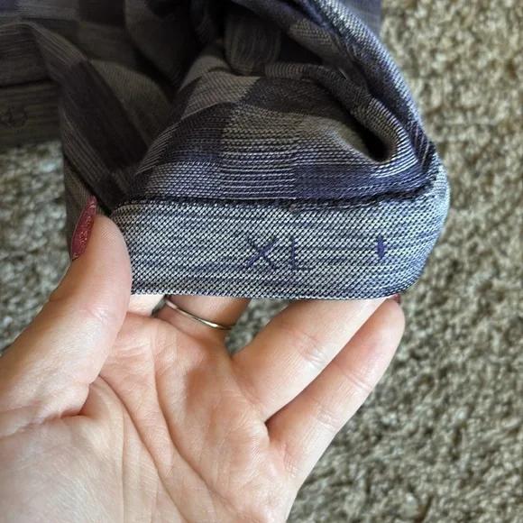 Lululemon Purple Checkered Tank Top - Picture 2 of 4